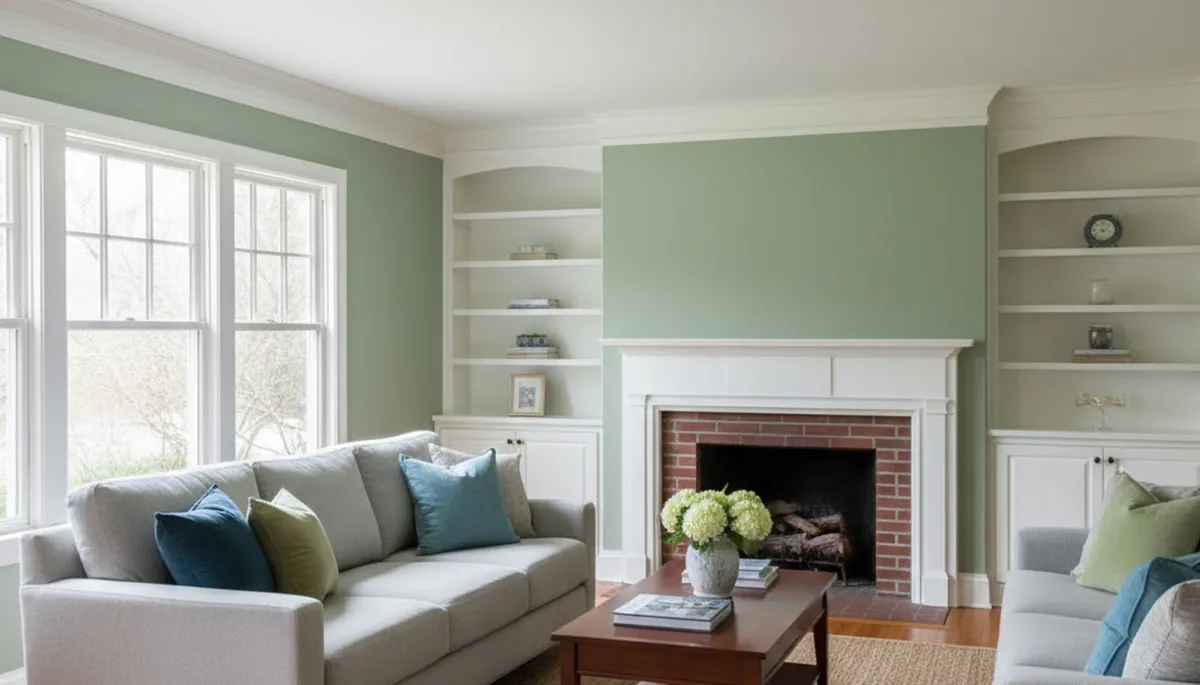 Finished interior painting in Warwick, RI showcasing smooth walls and expert house painter craftsmanship
