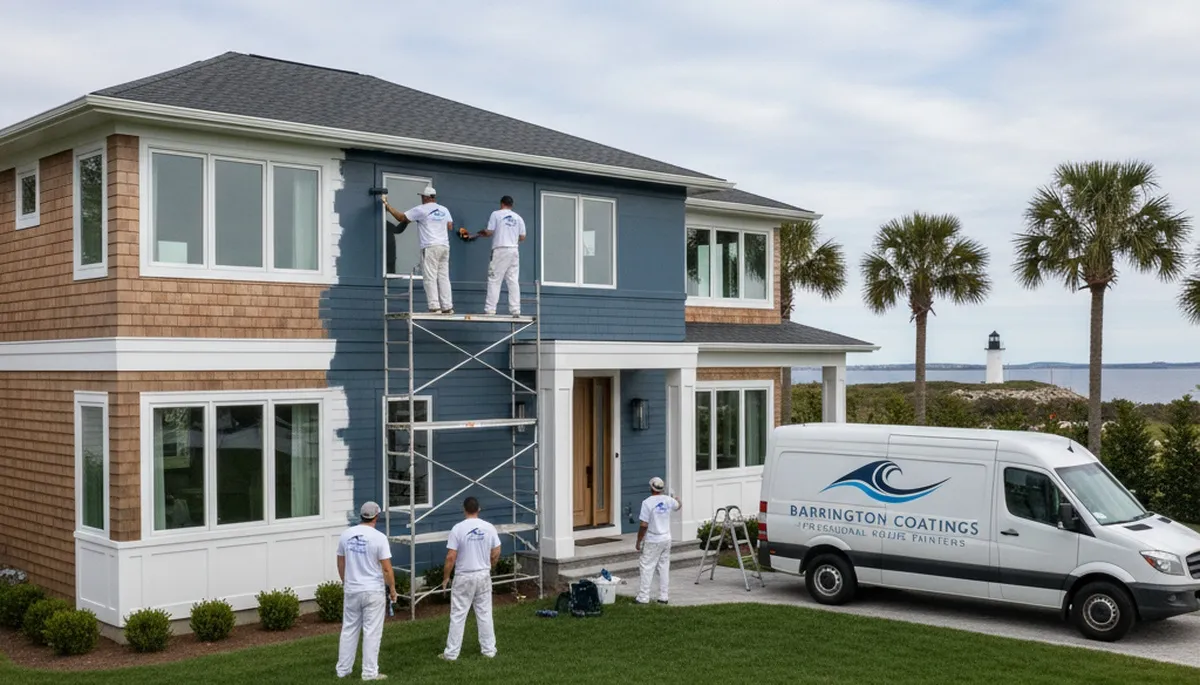 Professional house painting service in Warwick RI by warwickpainter.com exterior painters