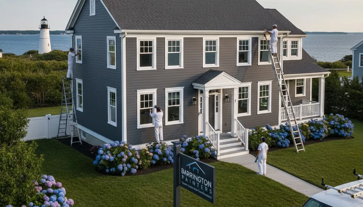 Professional house painters in Warwick RI providing expert residential exterior painting services