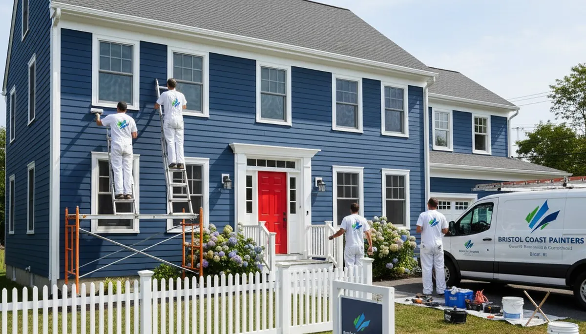 Professional house painting service in Warwick RI by warwickpainter.com exterior painters