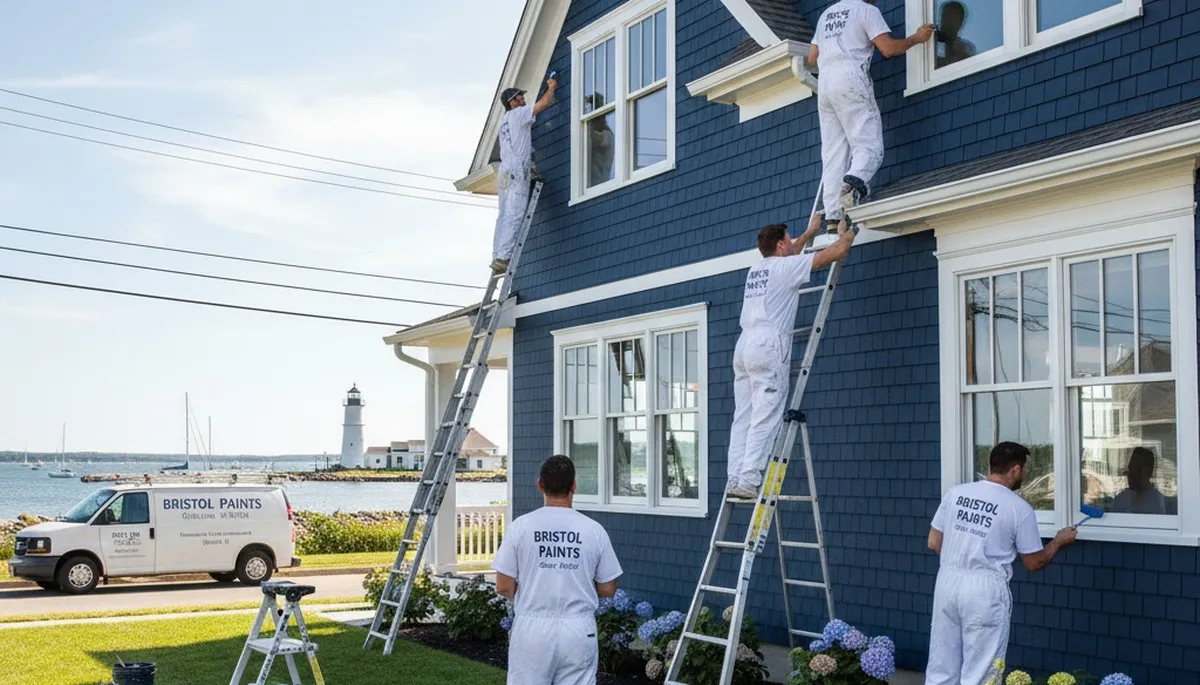 Professional house painters in Warwick RI providing expert exterior home painting services