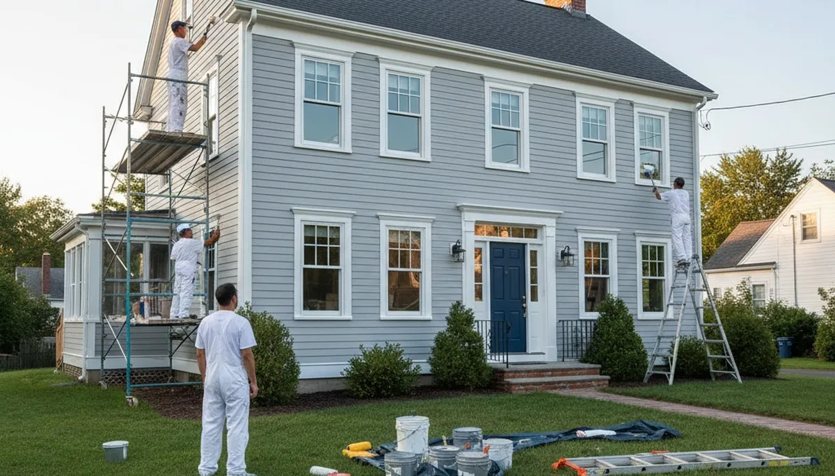 Warwick, RI house painting services for residential exteriors and interiors