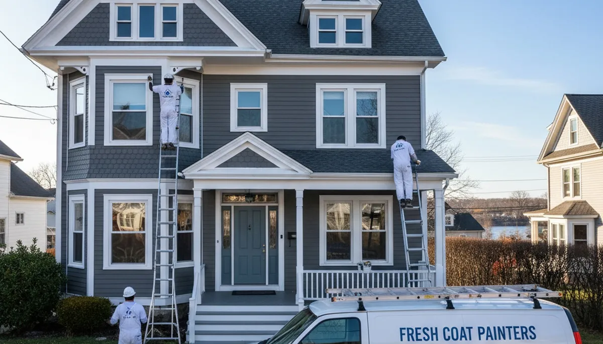 House painting service in Warwick, RI for residential interior and exterior painting projects