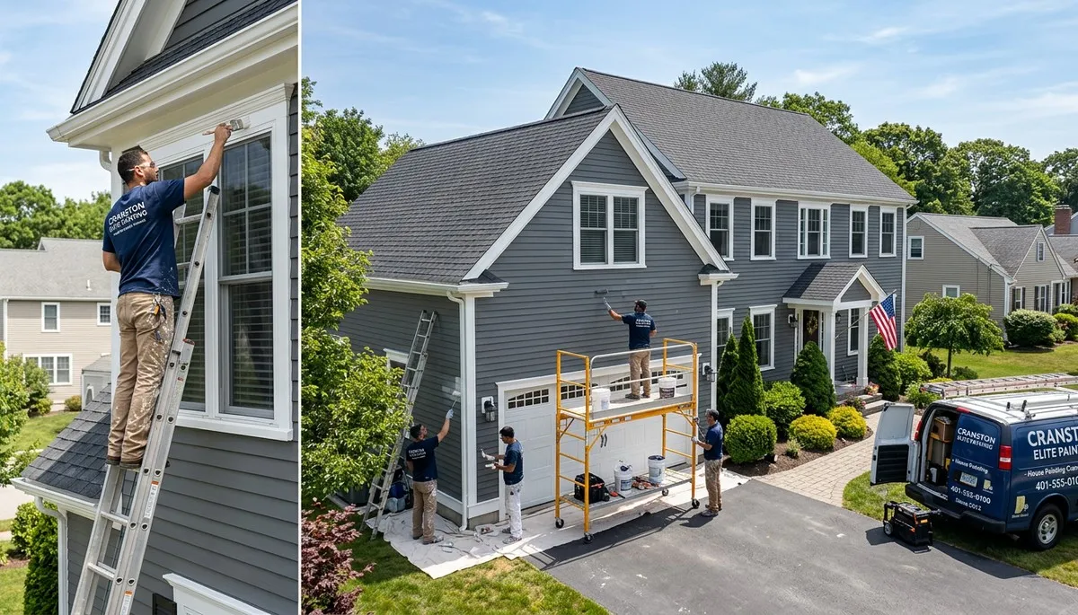Professional house painters in Warwick RI providing expert residential exterior painting services