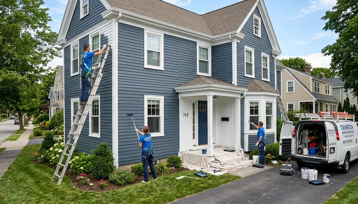 Professional house painting service in Warwick RI by expert residential painters