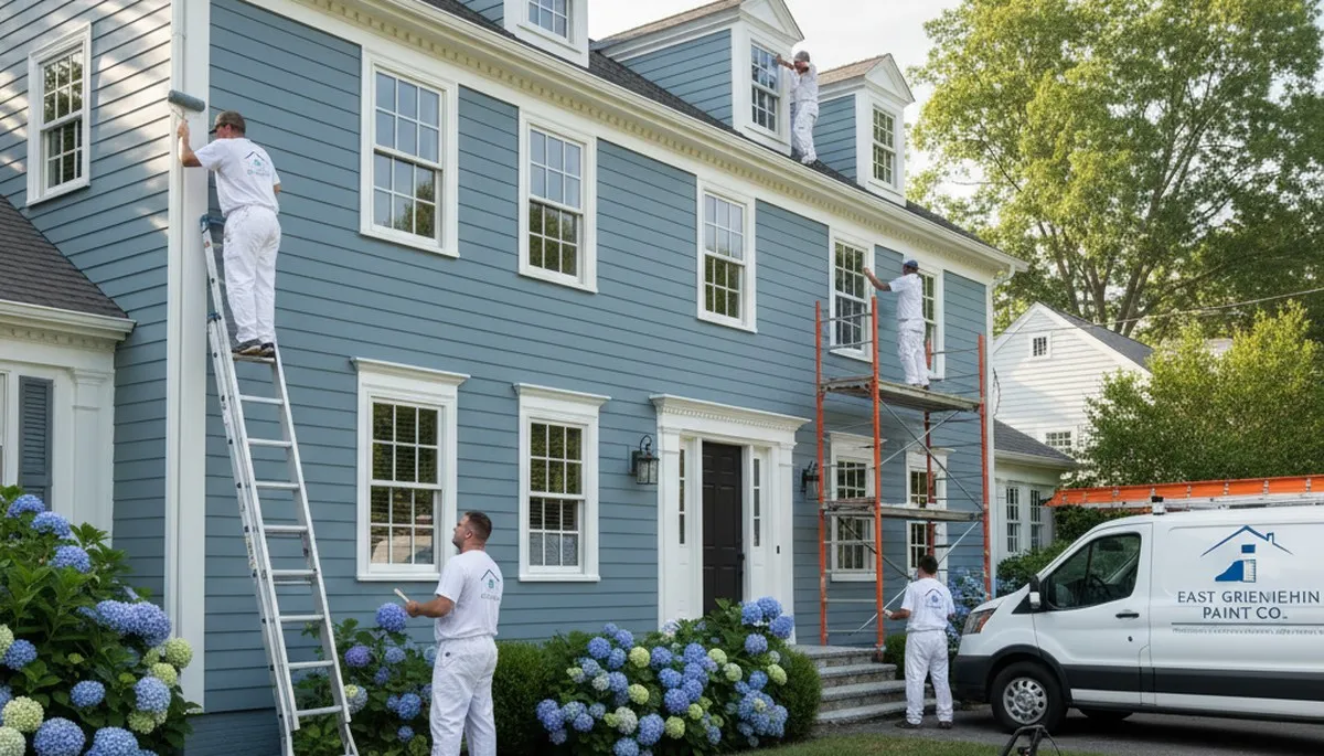 Professional house painting service in Warwick RI by warwickpainter.com experts