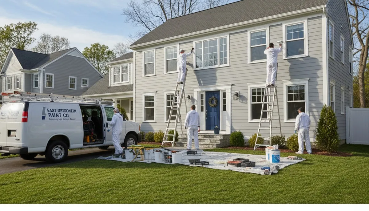 Professional house painters in Warwick RI providing expert residential exterior painting services