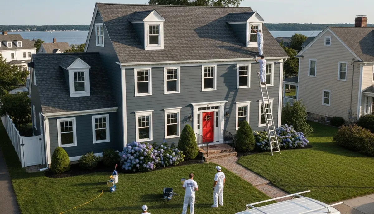 Professional house painters providing exterior and interior painting in Warwick, RI homes