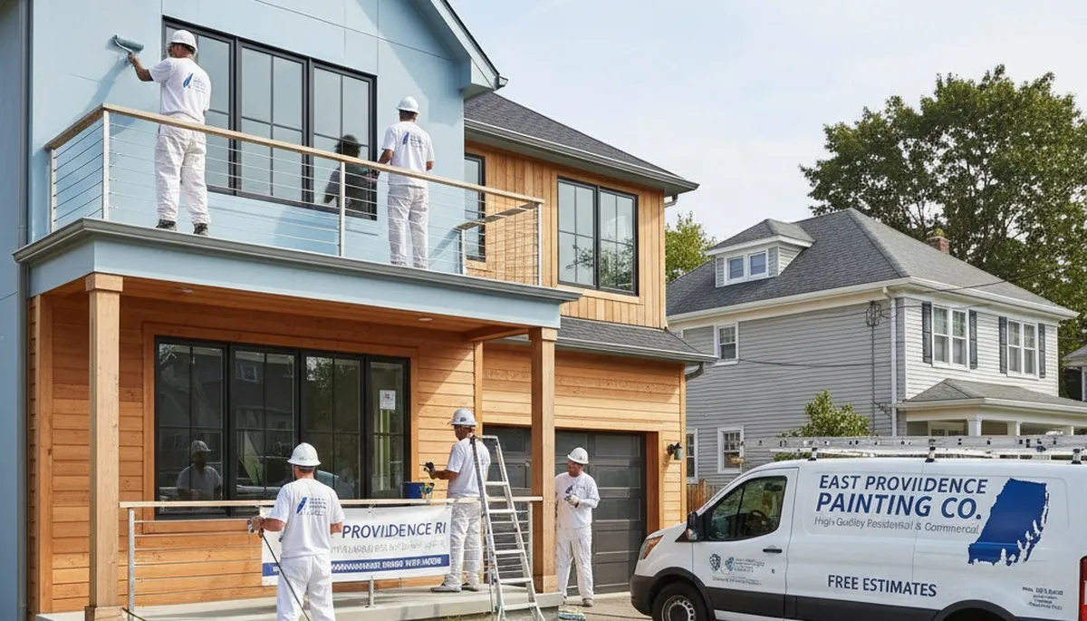 Professional house painters in Warwick RI providing expert exterior and interior painting services