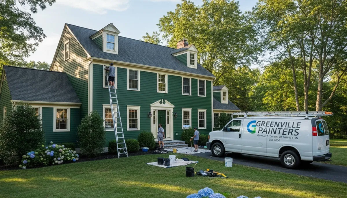Warwick, RI house painting contractor providing professional interior and exterior painting services