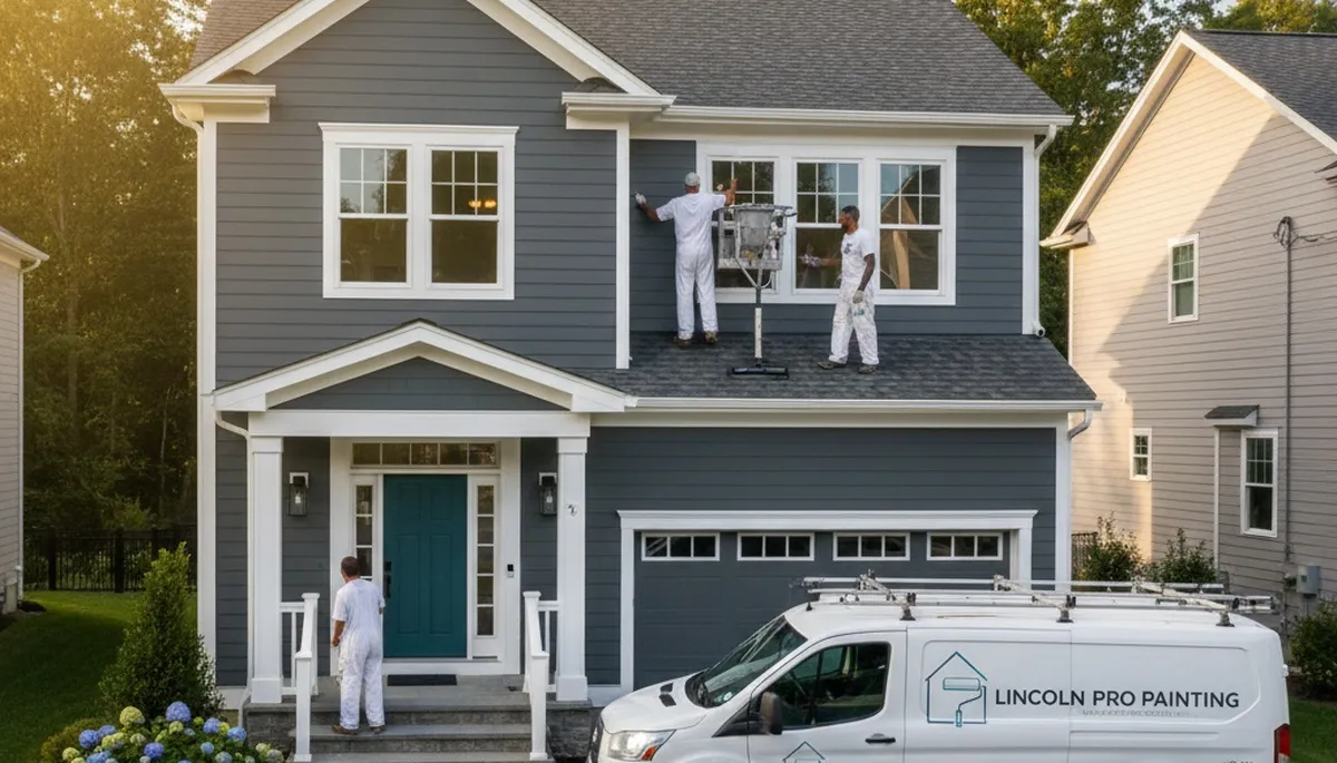 Warwick, RI house painting service team from WarwickPainter.com for residential exterior and interior painting