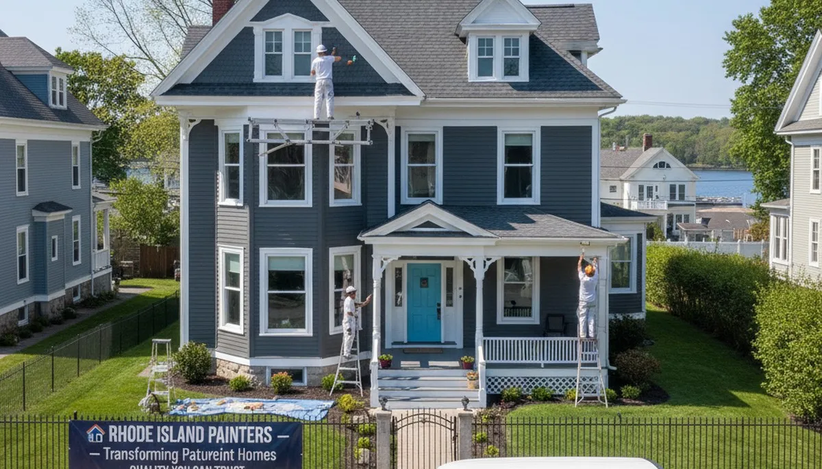 House painting service in Warwick, RI for interior and exterior home painting by Warwick Painter