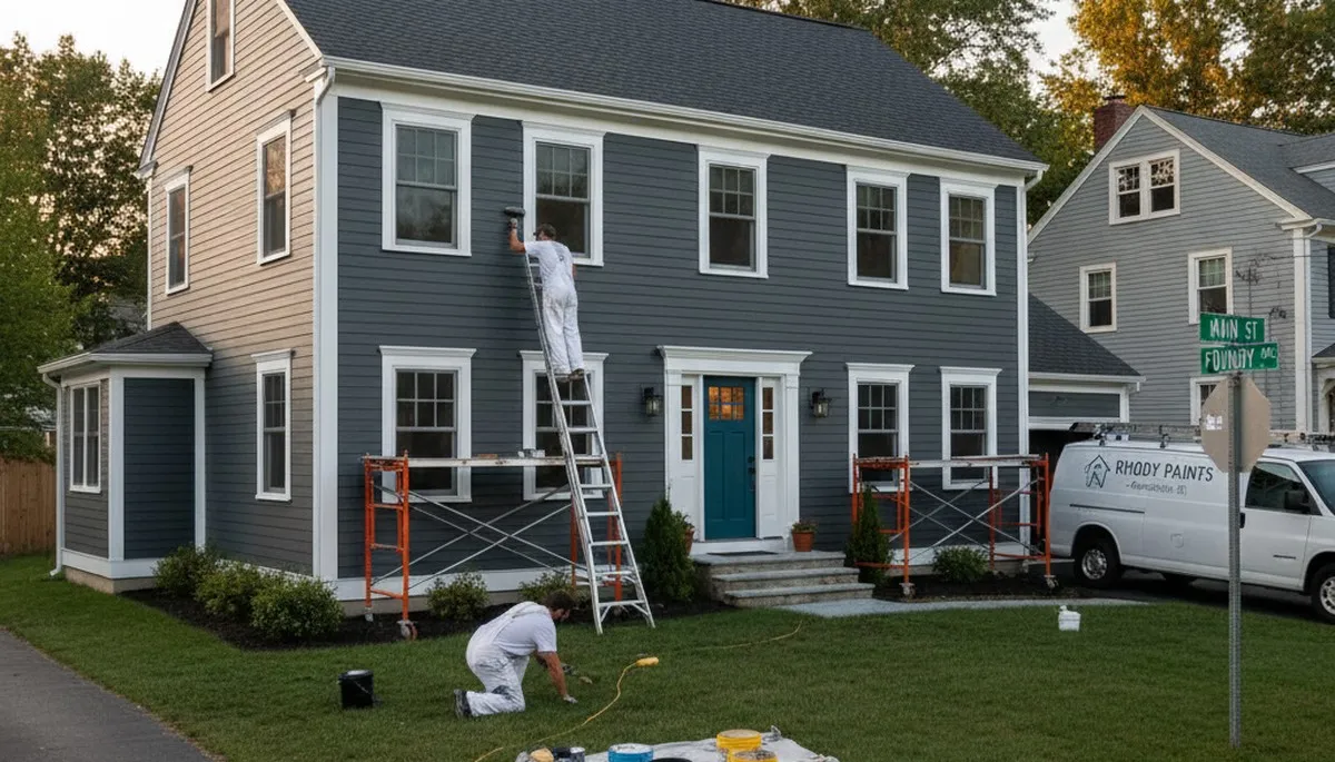 House painting services in Warwick, RI by warwickpainter.com for residential exterior and interior projects