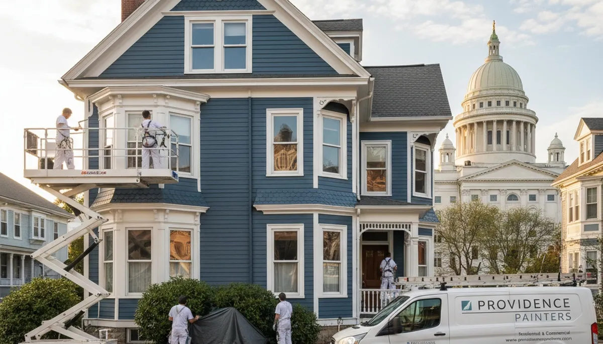 Professional house painting service in Warwick RI by warwickpainter.com exterior home painters