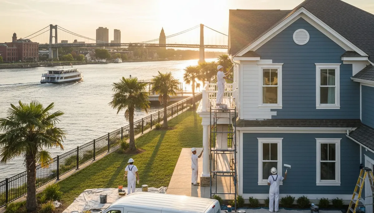 Professional house painters in Warwick RI providing expert residential painting services