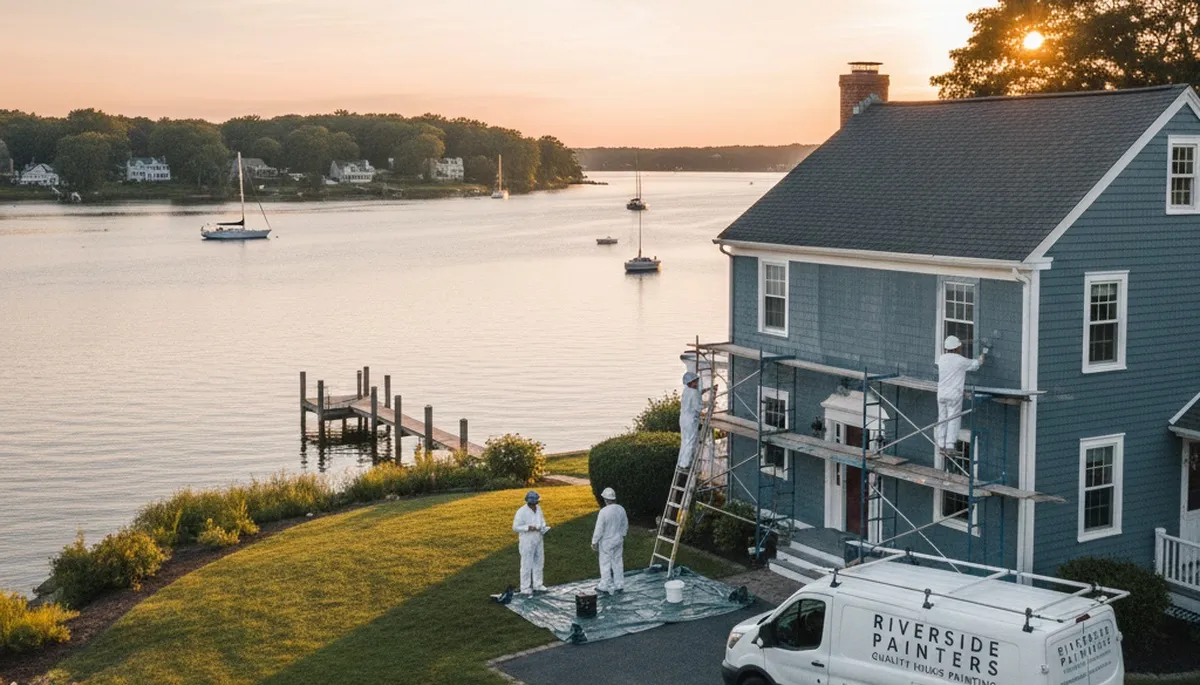 Professional house painters in Warwick RI providing expert residential exterior painting services