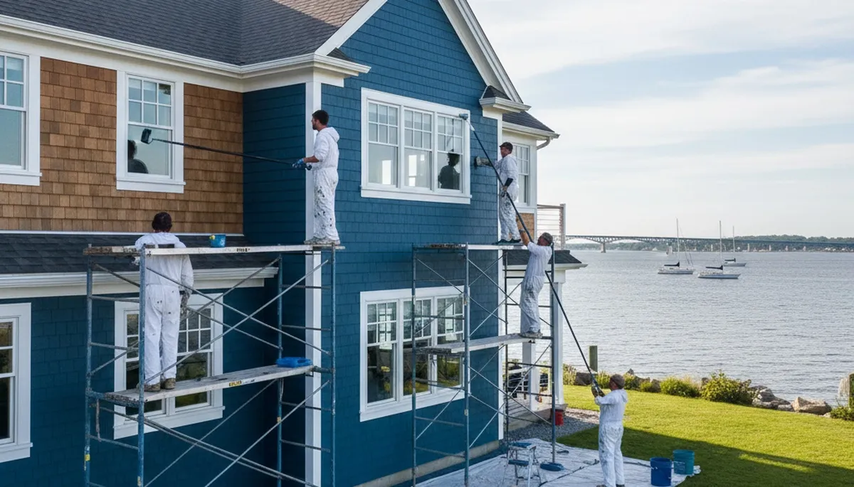 Professional house painting service in Warwick RI by warwickpainter.com
