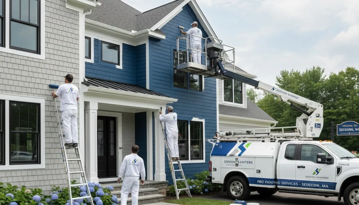 Professional house painting service in Warwick RI by expert residential painters