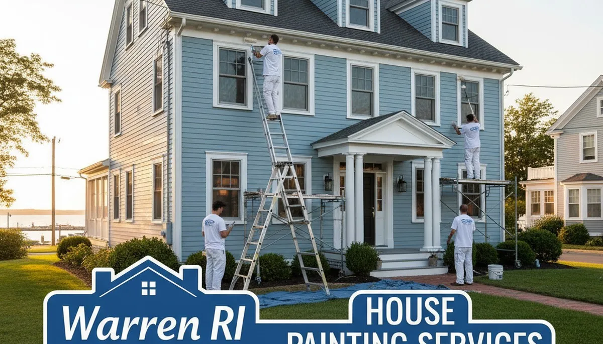 Professional house painting service in Warwick RI by expert residential painters