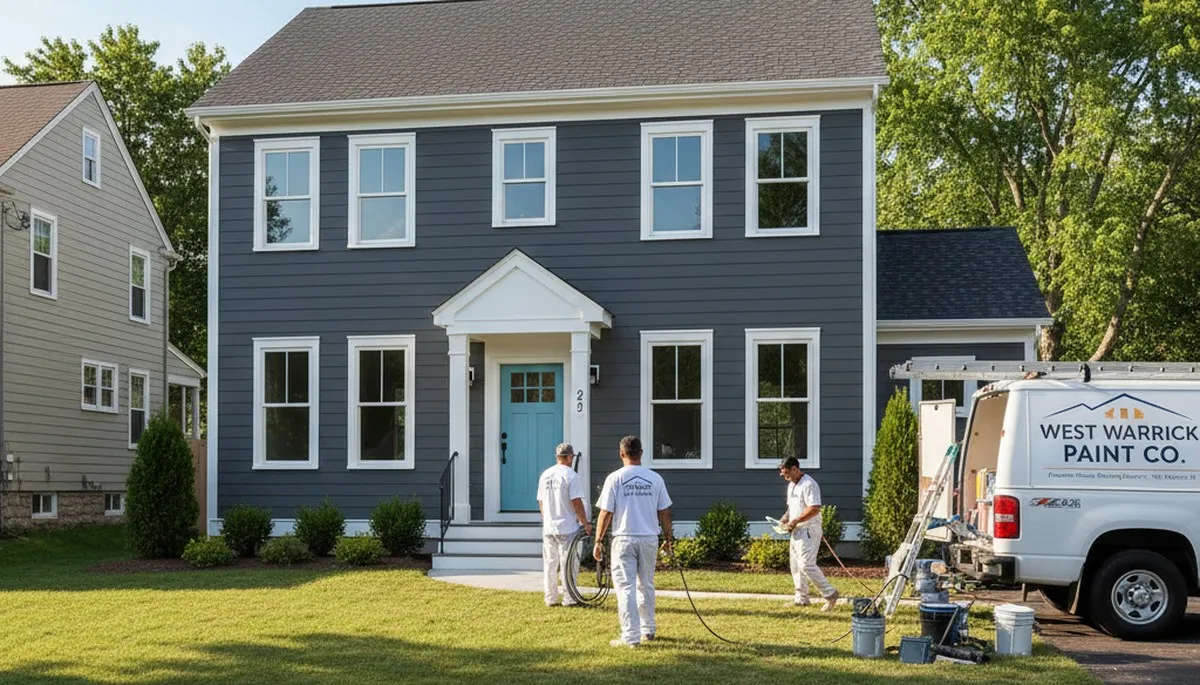 Professional house painting services in Warwick RI by local residential painters